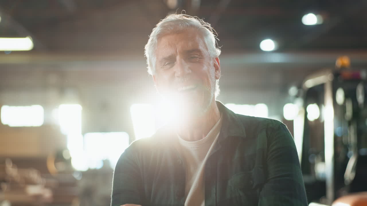 Portrait of a smiling carpenter
