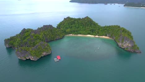 pequeña y hermosa isla de pulau pasir en malasia