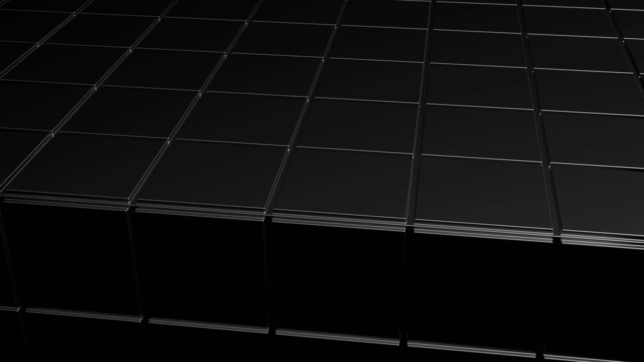 абстрактный черный кубик