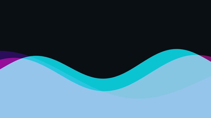 Abstract Motion Background with Flowing Colorful Waves