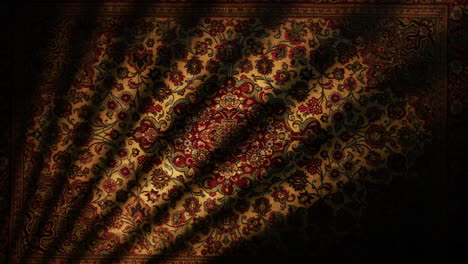 carpet decorated for ramadan prayer