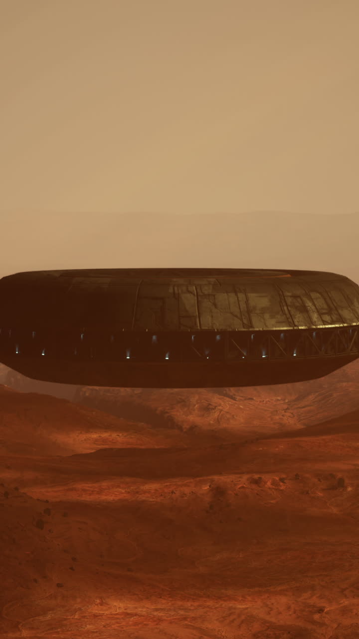 странный корабль, плавающий над пустыней аризоны.