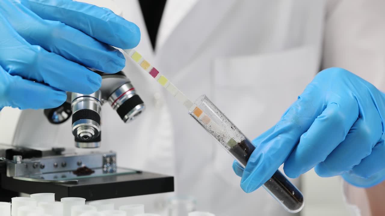 Soil Analysis in a Lab