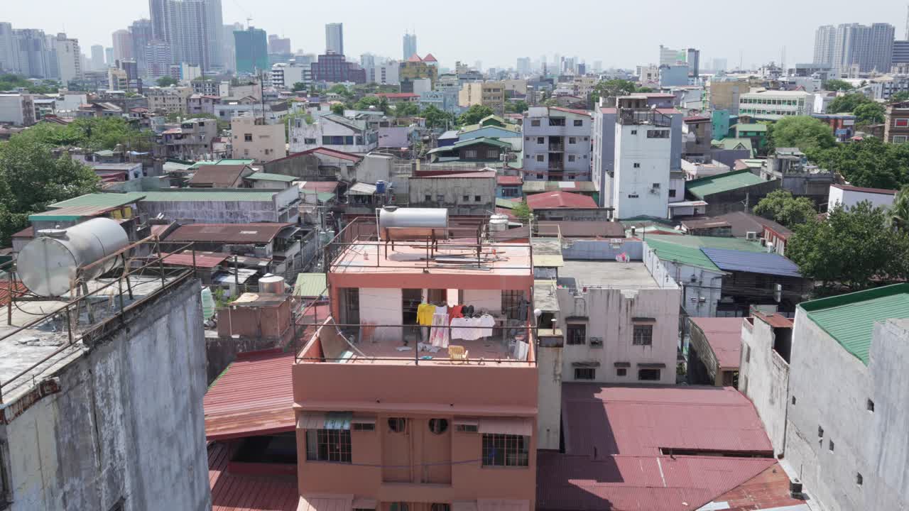 Outskirts neighbourhood Manila Philippines Southeast Asia urban city skyline