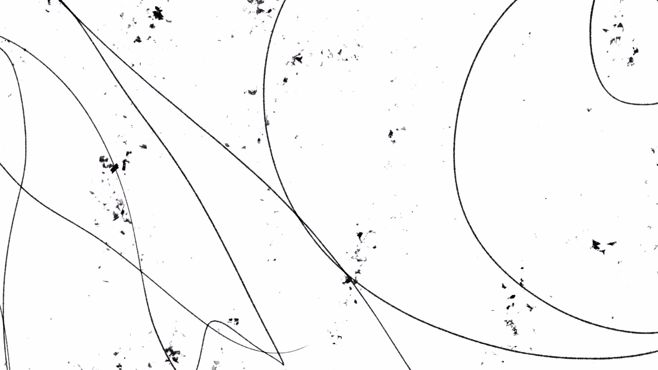 Transizione animata con linee grunge disegnate a mano