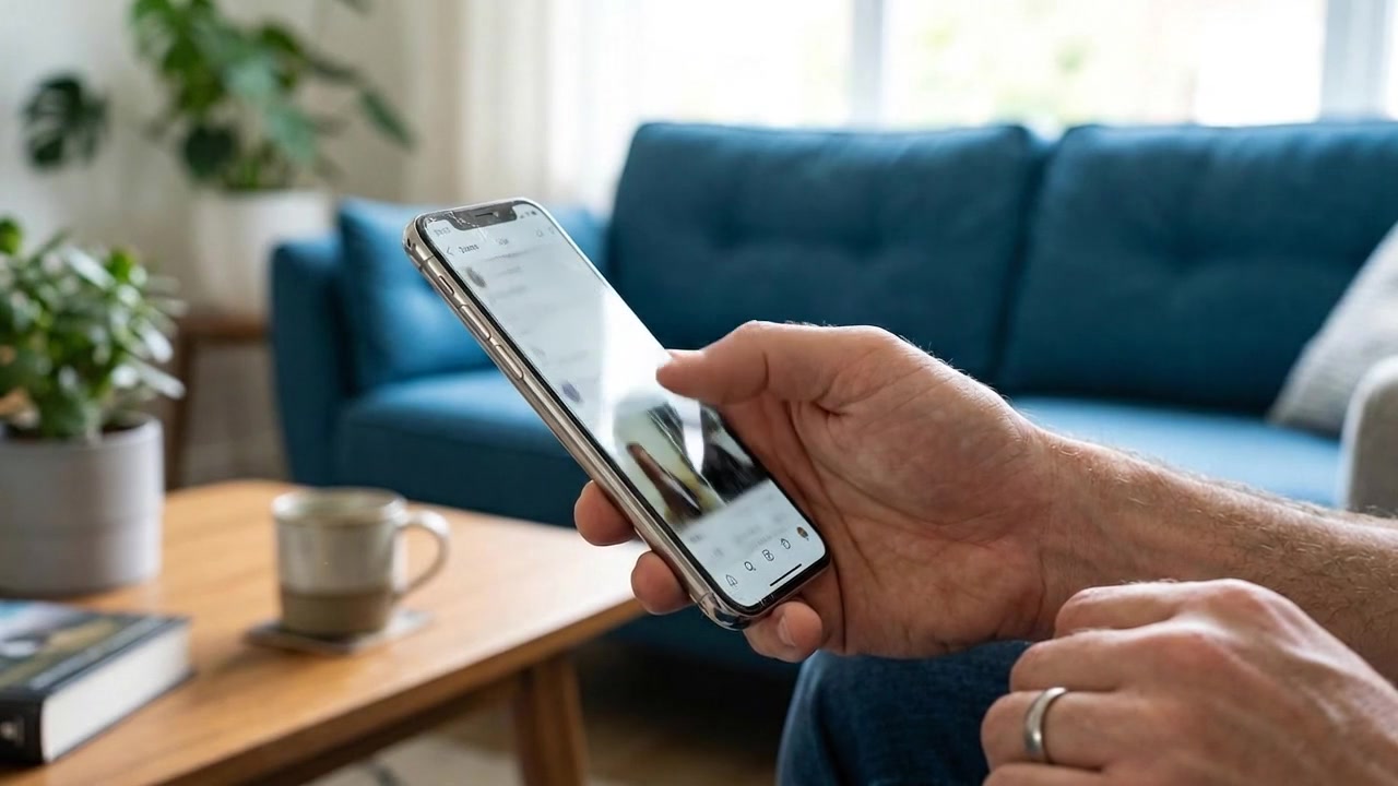 Scena di interazione aziendale con pagamento mobile e tecnologia smartphone
