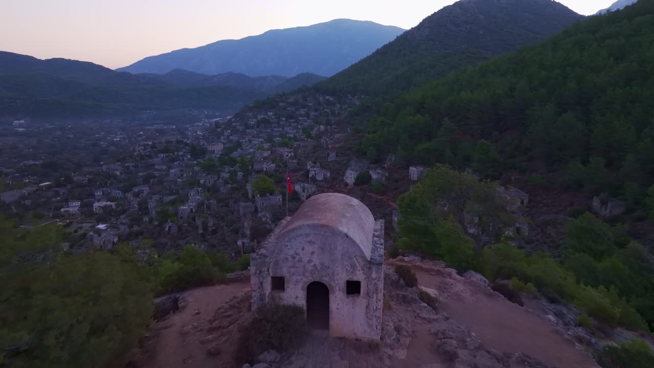 Turkey's Kayakoy an abandoned historic city