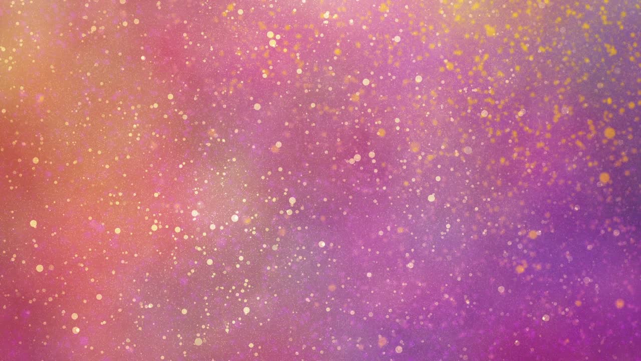 Glimmering Pink Glitter: A Serene Abstract Background - Opalescent Ethereal Glow: Calm Purple Light Particles