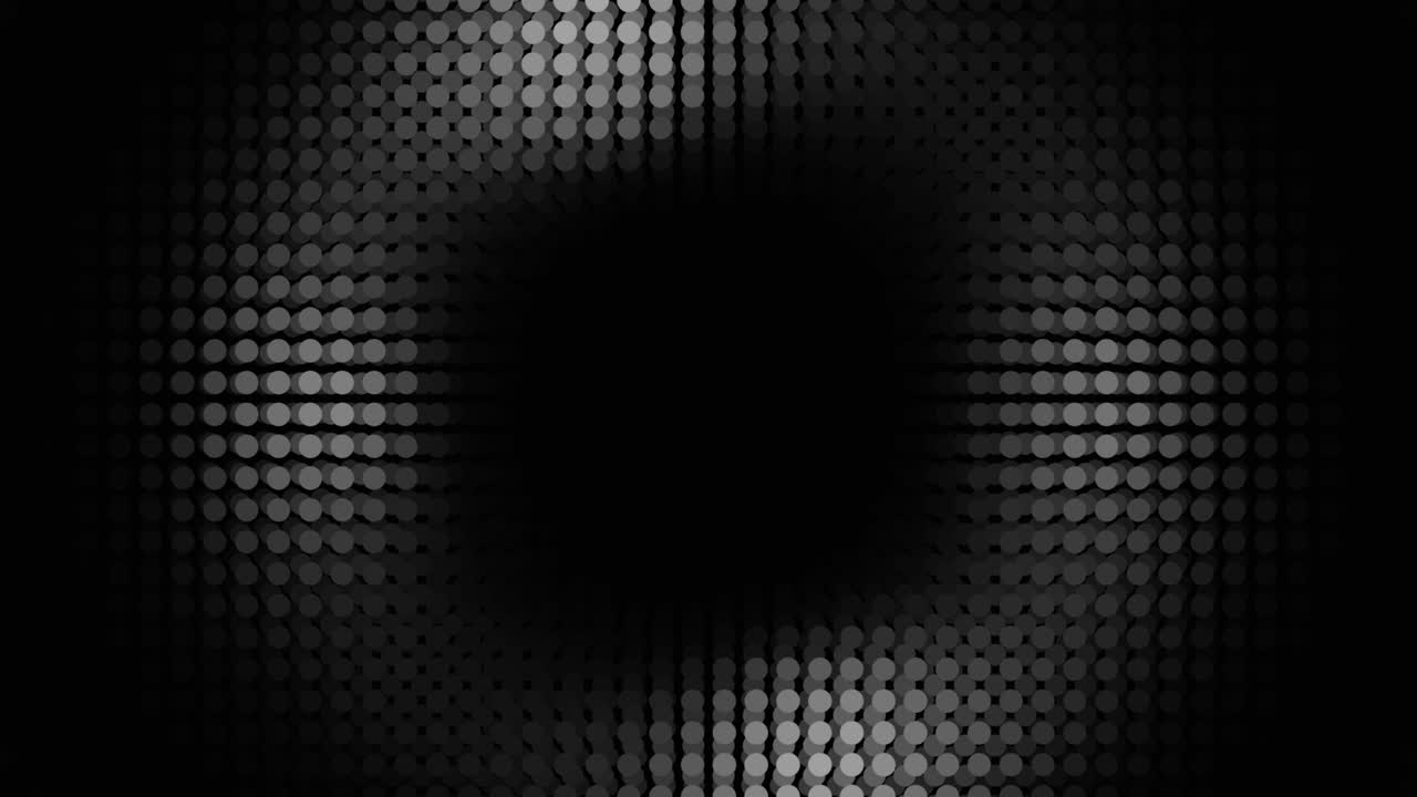 patrón de puntos radiales abstractos