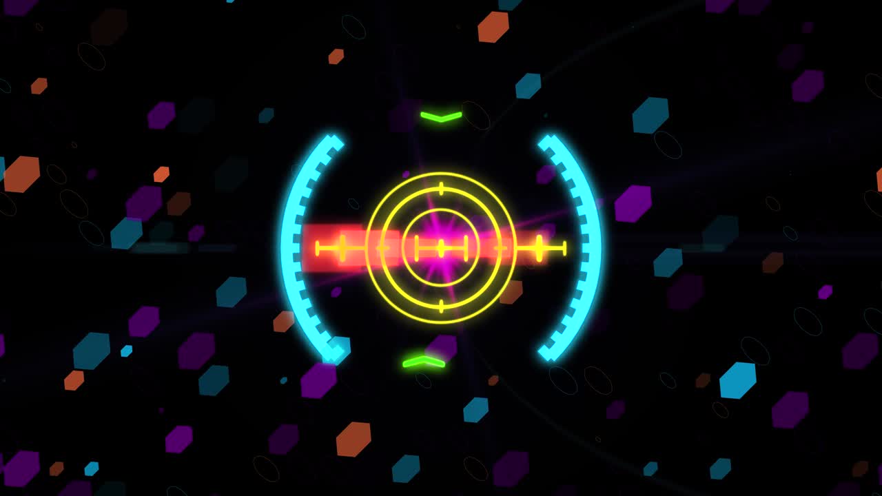 허드 스페이스 시트 요소 모션 그래픽