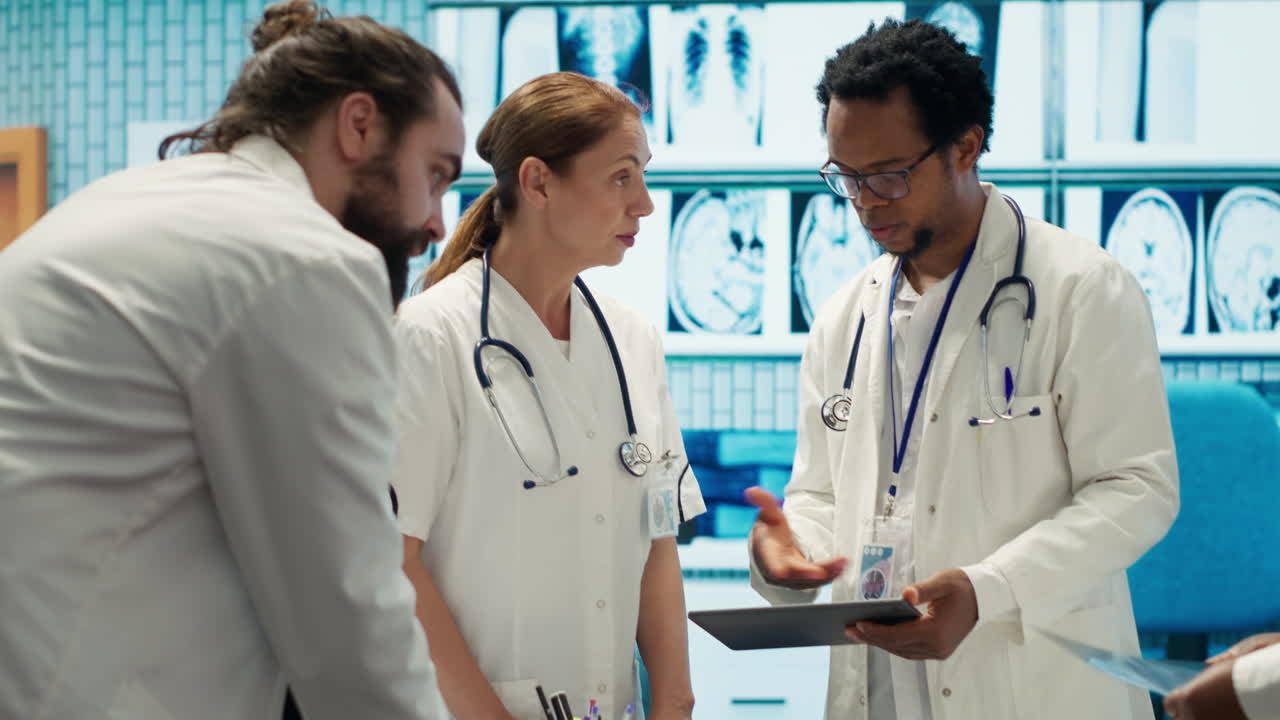Doctors Reviewing Medical Images