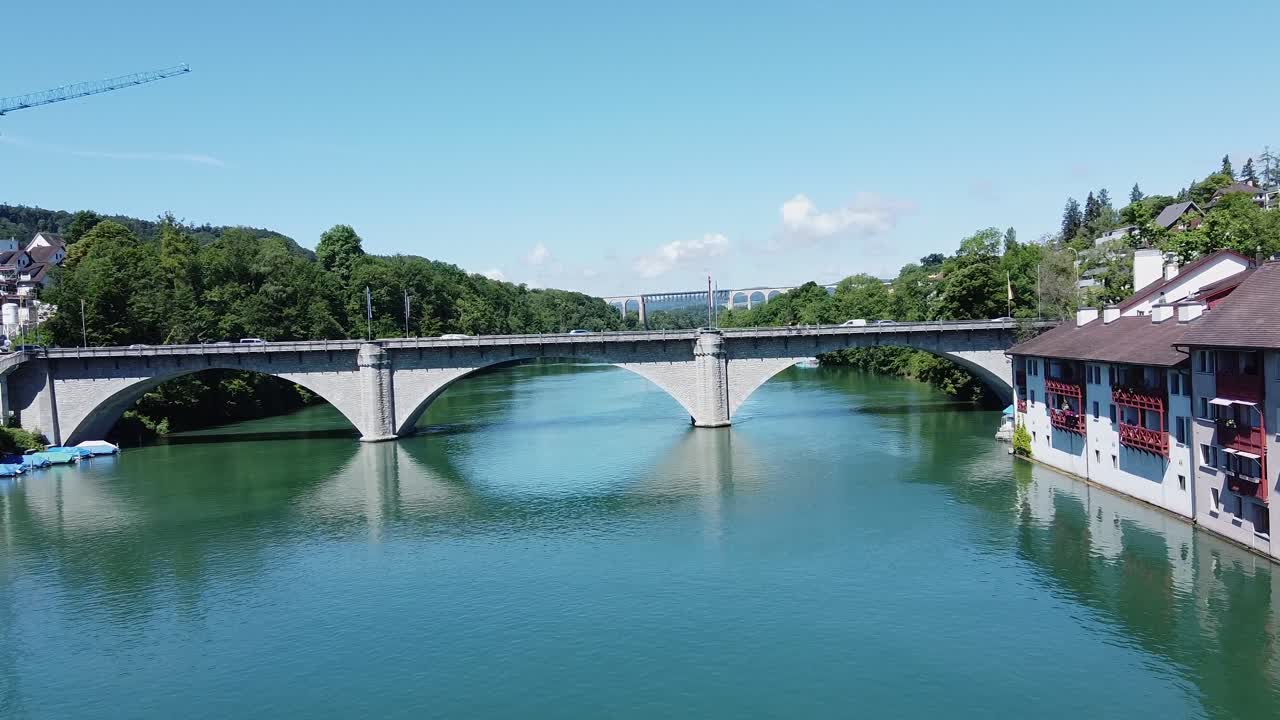 air-2에서 본 스위스의 에글리사우 마을