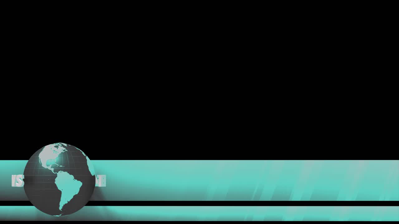 noticias de última hora mundo globo tercio inferior tercero chyron tercero bucle 4k