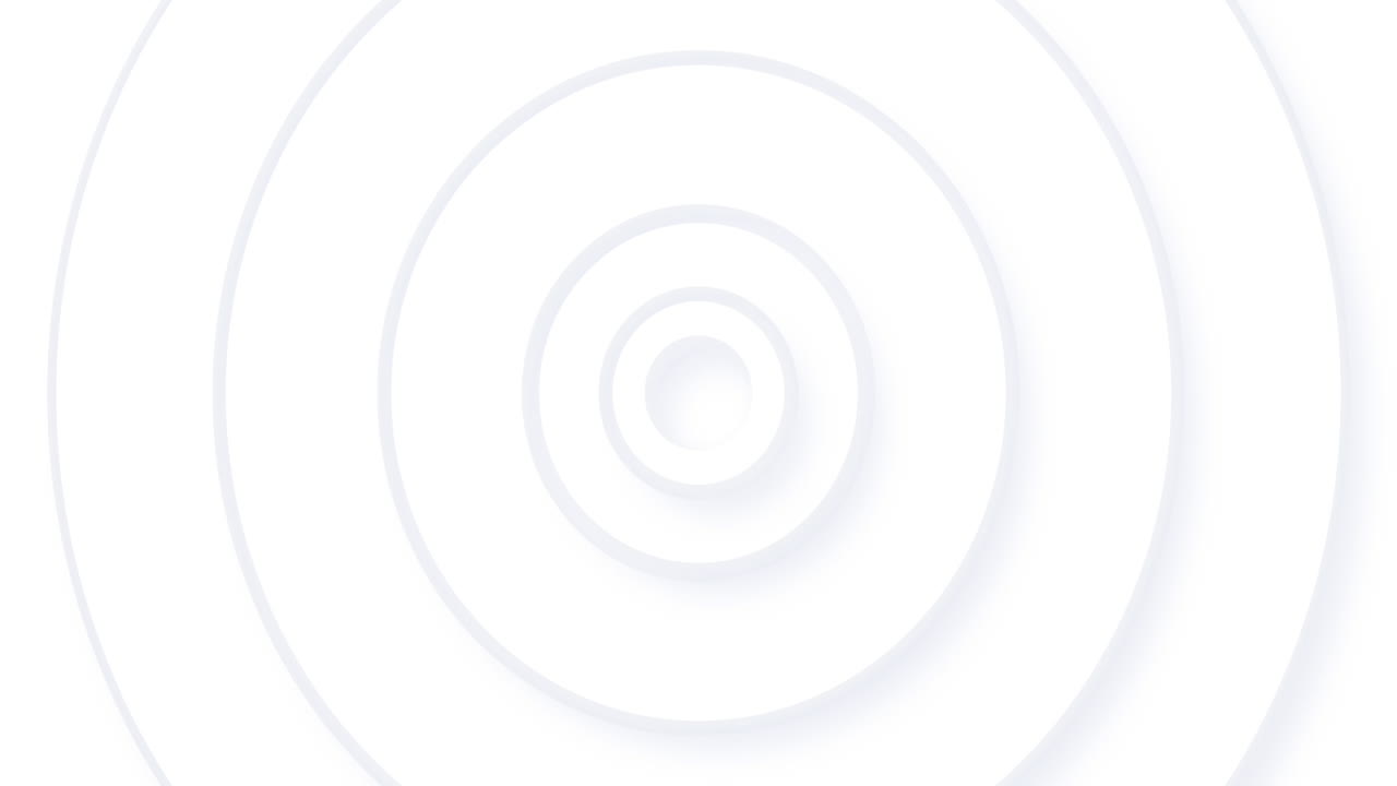 animación de círculos concéntricos blancos que pulsan en un bucle sin costura