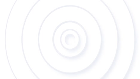 animación de círculos concéntricos blancos que pulsan en un bucle sin costura