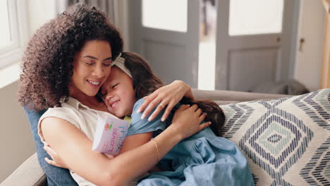 mother and daughter sharing a moment of love