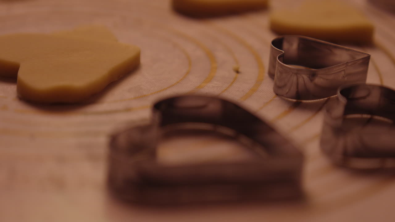 Making Heart-Shaped Cookies
