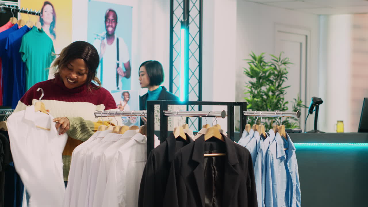 Inside a Clothing Store