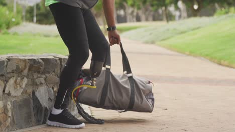 Side-view-man-with-prosthetic-leg-walking