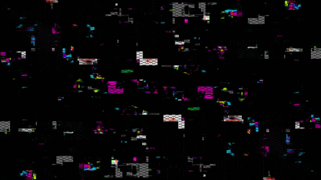 Abstract Digital Noise and Glitch Static Background