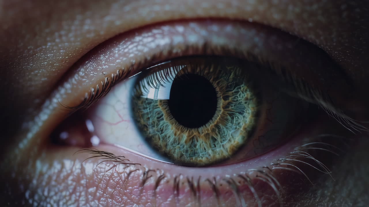 primer plano de un ojo humano