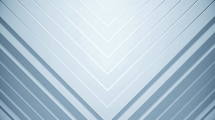 Clean 3d abstract background for business media. Geometric wave animation. Blinds visual effect. Seamless loop.