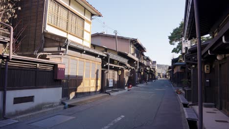 beautiful streets of takayama, gifu japan