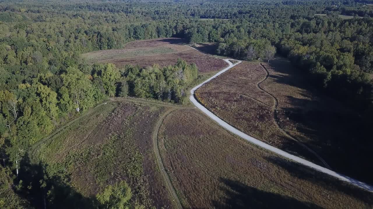 North Carolina country drone footage.