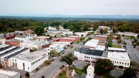 Innenstadt-Von-Morganton-North-Carolina,-Stadt-Morganton-North-Carolina-In-4k