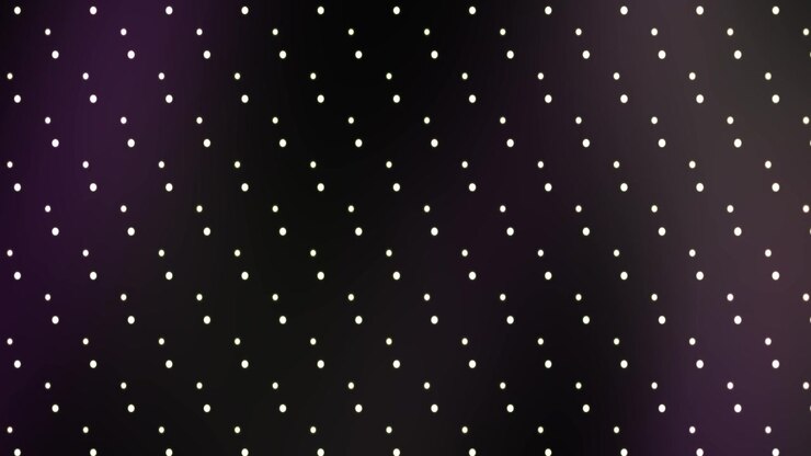 Animated Grid of Flickering White Dots on a Dark Background