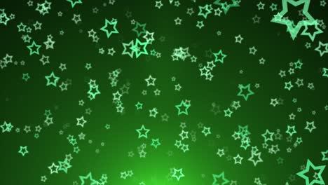 Green Star Background