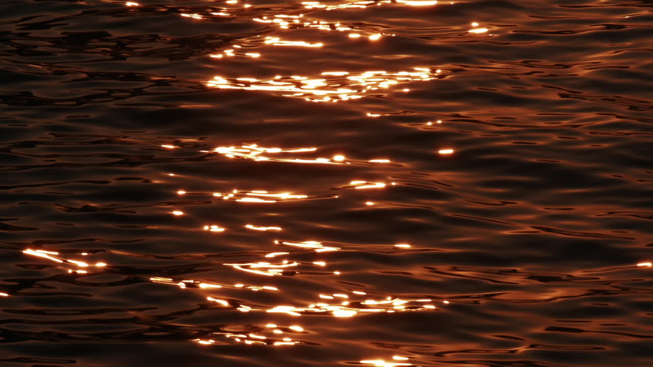 la superficie del mar brillaba con chispas