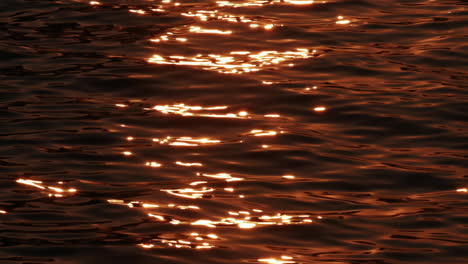 the sea's surface glittered with sparks