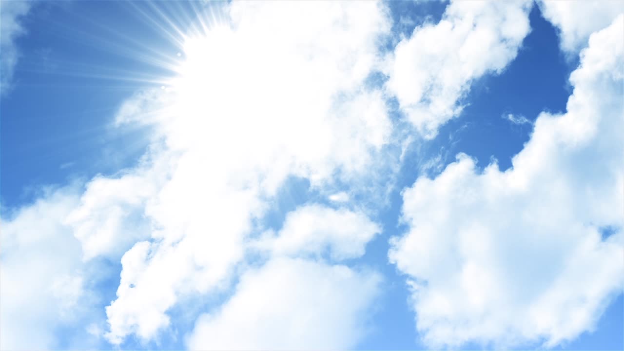 푸른 하늘과 구름