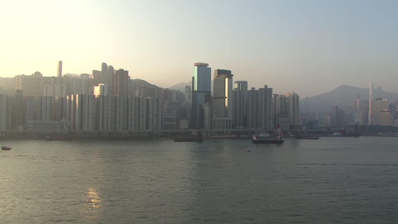 distrito central de negocios de hong kong, china