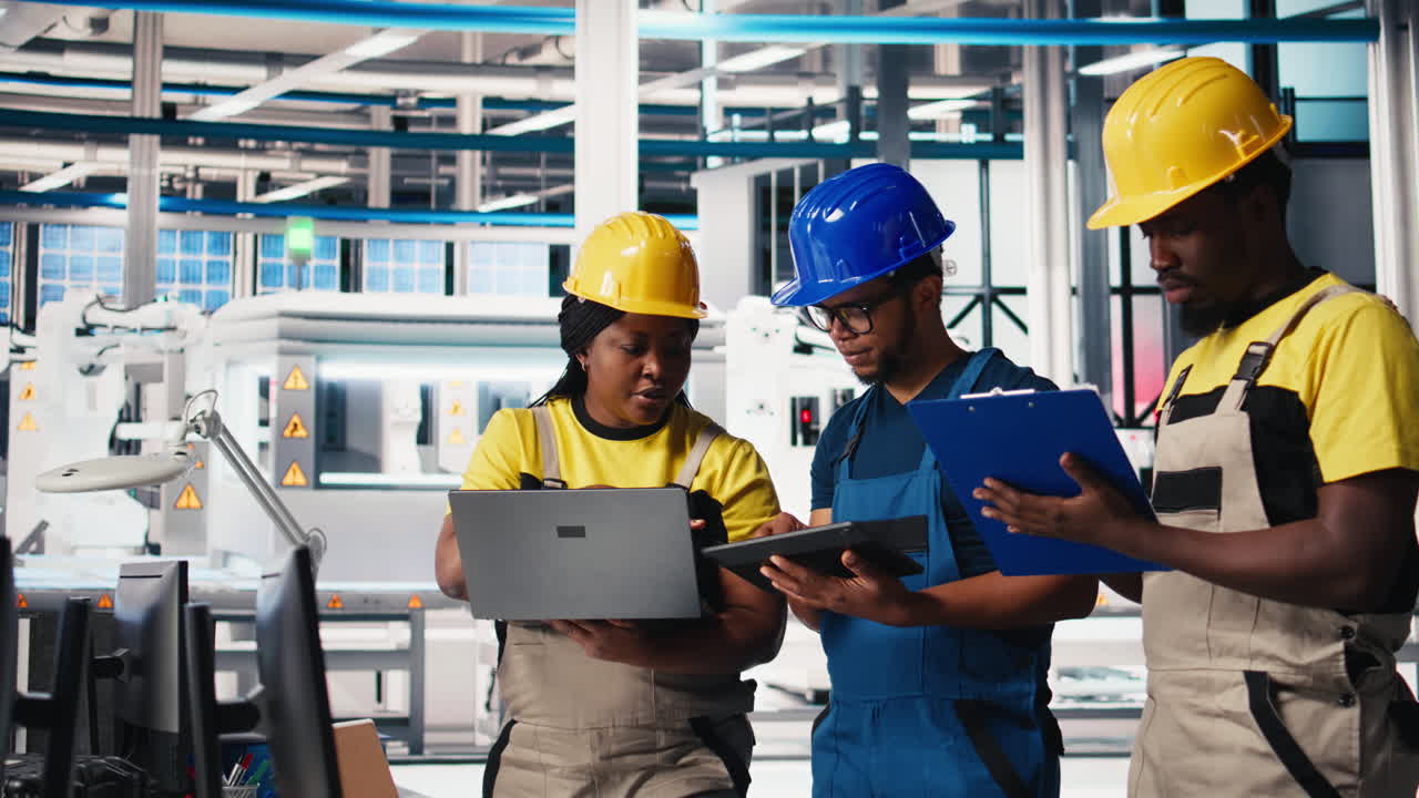 Vertical Video Solar panels engineers team developing new photovoltaic materials