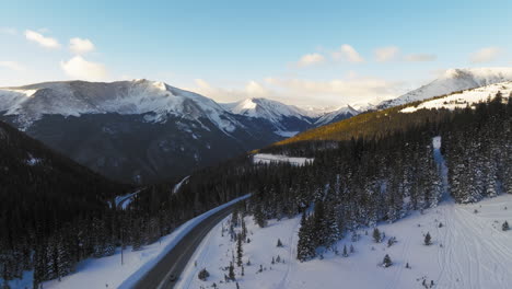 Aerial-views-of-winding-roads-in-the-Colorado-Rocky-Mountains