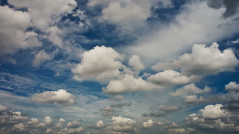 time lapse of dramatic build up of tropical monsoon cloudy sky