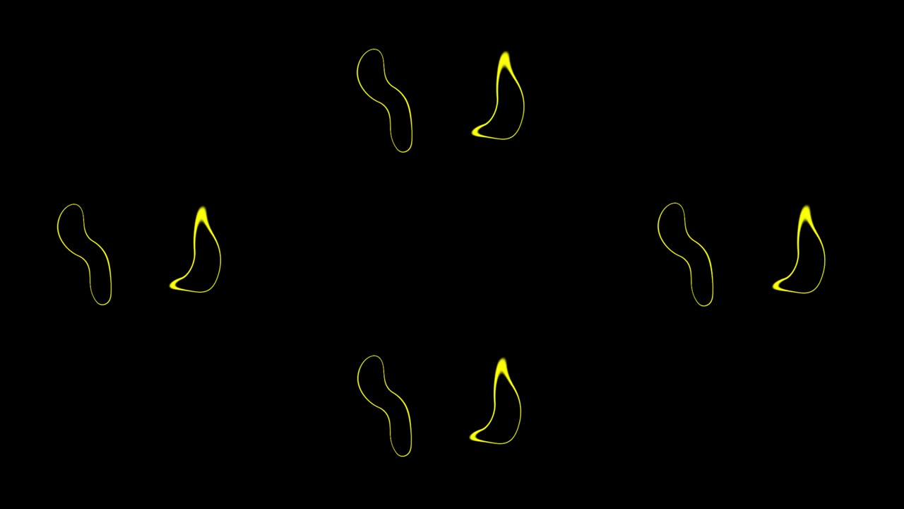 왜곡된 서클 스프레드 루프 애니메이션 모션 그래픽