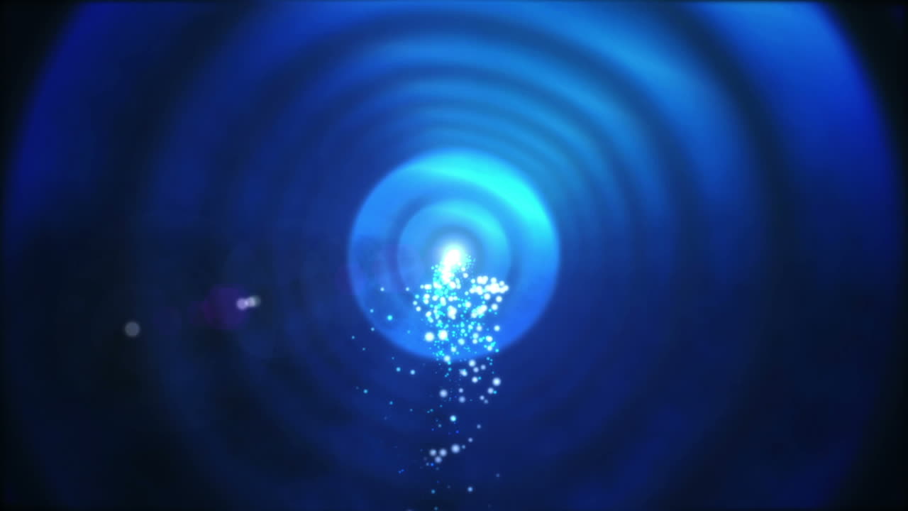 검은색에 파란색 소용돌이 디자인