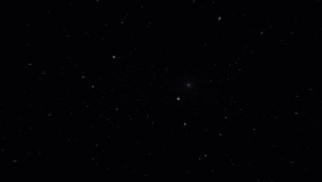 slowly flying through space, pov, loop