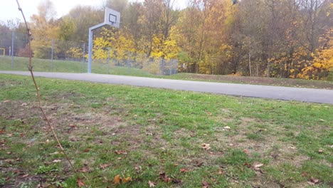 basketball court outdoor local town