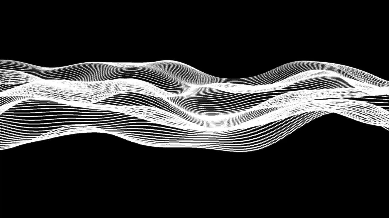 추상적인 파동선