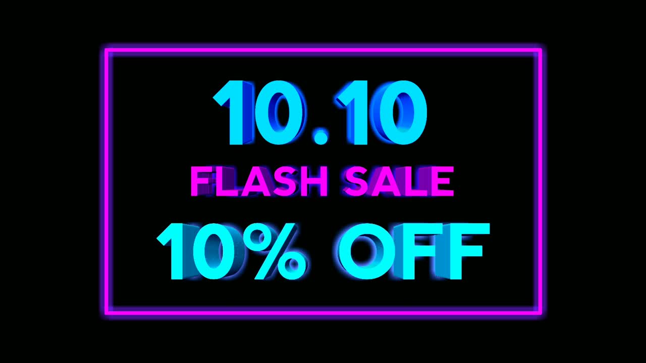 venta flash letrero de neón 10