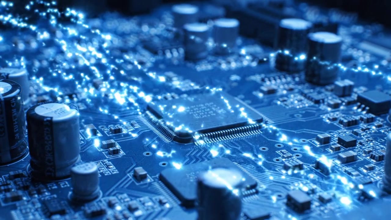 A Deep Dive into the Intricate Designs and Connections of a Printed Circuit Board, Highlighting the Sophisticated Technology Behind Modern Electronics