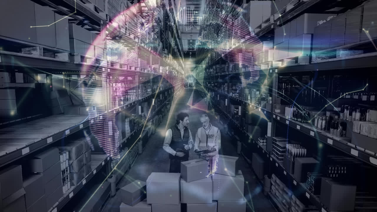 창고 노동자들에 대한 연결 네트워크의 활성화