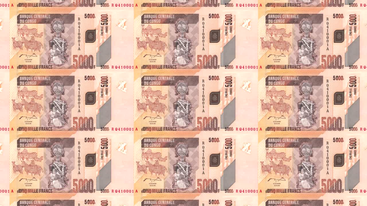 5천 코모로 프랑의 지폐, 현금, 루프