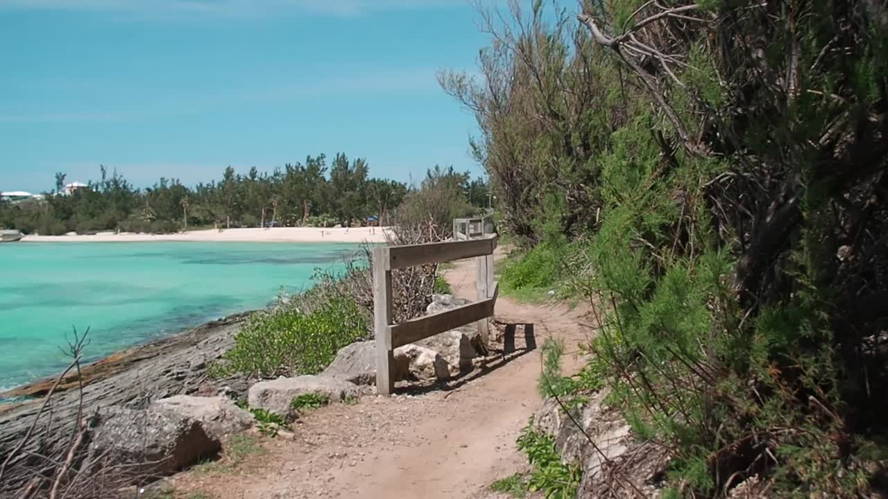 A beautiful for a walk on the trail, or go swimming on the beach.