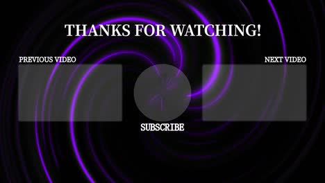 vortex neon end card ending screen motion graphics