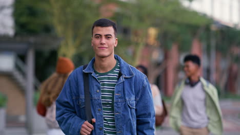 students on campus
